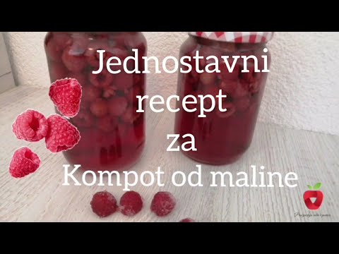 Video: Kako Napraviti Kompot Od Maline