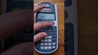 TI-30XS Convert fraction to decimal