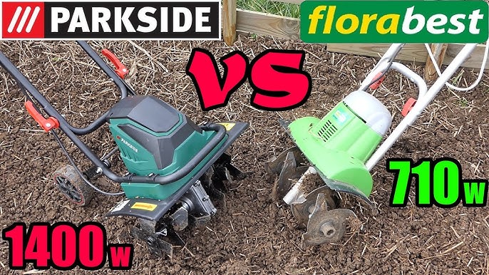 Parkside Tiller PGK 1400 A1 Unboxing and Testing - YouTube