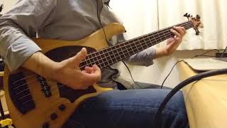 Video thumbnail of "寺尾聰 - ルビーの指環  スラップでベース弾いてみた / Ruby no Yubiwa [Slap Bass cover]"