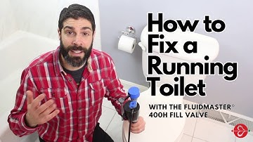 How to Fix a Running Toilet with Fluidmaster 400H PerforMAX Fill Valve #fluidmaster #toiletrepair