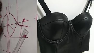 HOW TO DRAFT A THREE PART CORSET FOR BEGINNERS.  #corset #corsettop #corsets #simple #tutorial