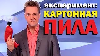 картинка: Галилео. Эксперимент. Картонная пила