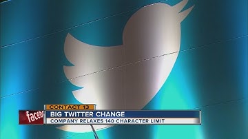Twitter relaxes 140 character limit