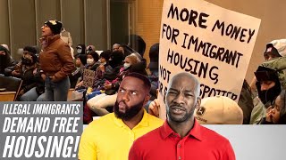 Migrants STORM Seattle City Council Meeting DEMANDING FREE HOUSING!
