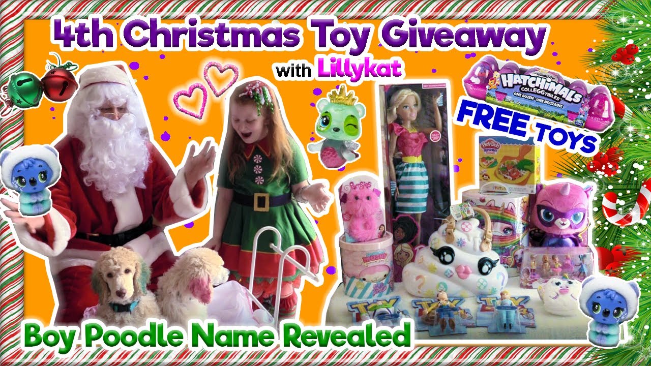 4th Christmas Free Toy Giveaway With Santa and Lillykat Elf Giving Away