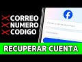 Cmo recuperar mi cuenta de facebook 2024  sin contrasea sin correo sin nmero