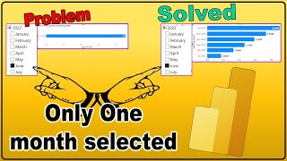 How to Display Last Six Months Trends in Power BI Chart Using Slicer | Tutorial| 39