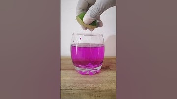 A Lemon Amazing Reaction with Potassium Permanganate😲🔥 #shorts #experiment #science #test