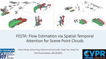 FESTA: Flow Estimation via Spatial-Temporal Attention for Scene Point Clouds