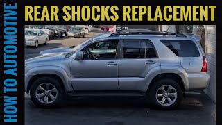 How To Replace The Rear Shocks On A Toyota 4Runner