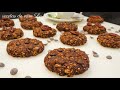 GALLETAS DE AVENA Y CHOCOLATE SIN HUEVO Y SIN AZÚCAR FÁCILES Y RÁPIDAS recetas de casa lm light