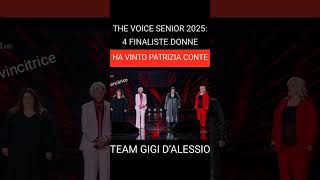 The Voice Senior 2025 ♥️ Vince Questa Quinta Edizione Patrizia Conte Team Gigi D’alessio