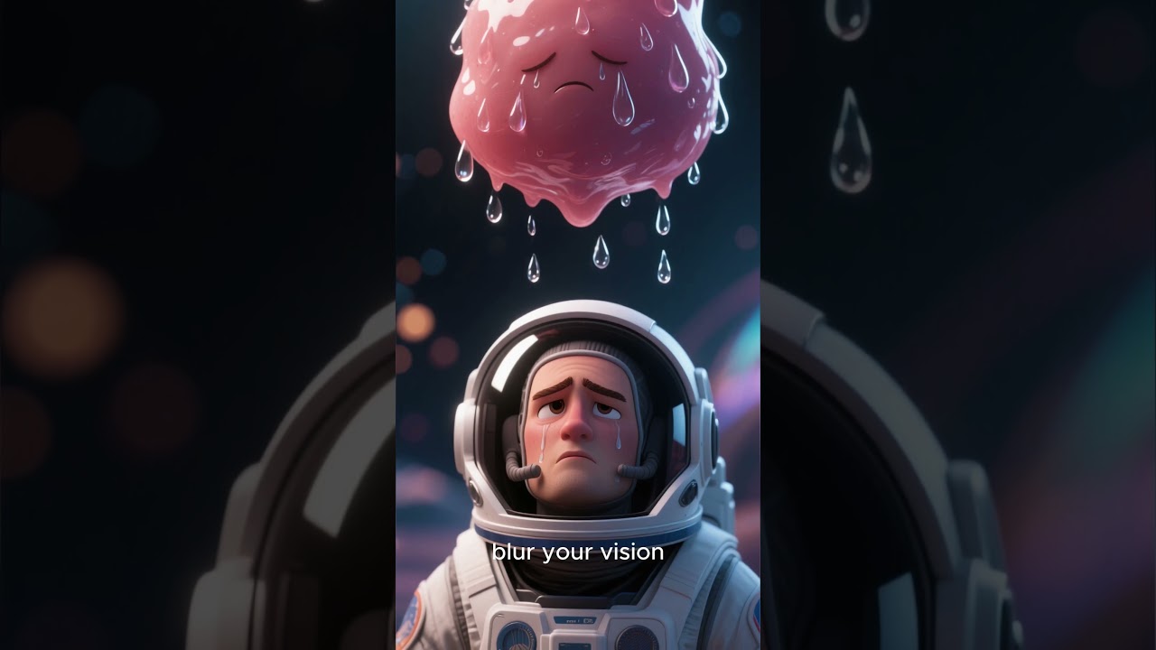 Astronaut Tears in Space 😢🧑‍🚀 