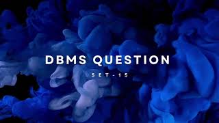Question Set 15 | Database Management System | Java Institute | Dhanesh