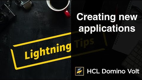 Lightning Tips - Creating new applications