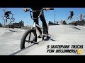 THE 5 BEST BEGINNER BMX TRICKS FOR THE SKATEPARK!