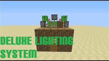 Minecraft - Redstone Tutorials - Deluxe Lighting System