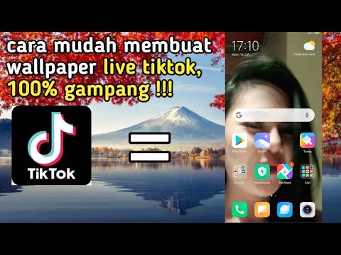 Cara membuat wallpaper live tiktok 