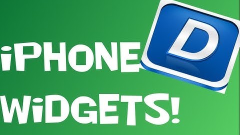 Add Android Like Widgets To iDevices With Dashboard X