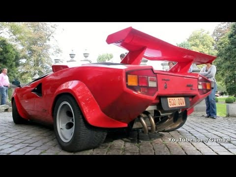 Lamborghini Countach 5000 QV w/ Kreissieg exhaust !! 1080p HD