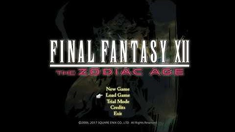 Final Fantasy XII The Zodiac Age modding - Menu and equipment