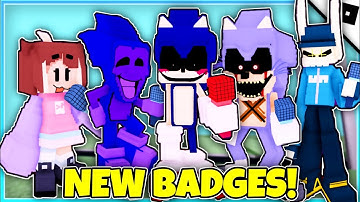 How to get ALL 5 NEW BADGES in one of many FNF roleplay