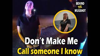 Entitled Girl Thinks She Owns the Police!