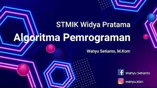 Algoritma Pemrograman with JAVA #1