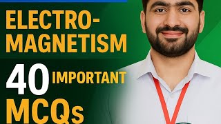 Class 12 Physics Chapter 14 Electromagnetism | 40 Important MCQs with Answers | Board Exam Prep