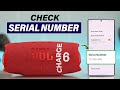 How to Check JBL Charge 6 Serial Number! [Quick Guide]