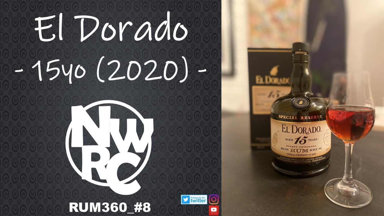El dorado 15 yo 2020 release  (No Sugar? El Dorado) RUM360_#8
