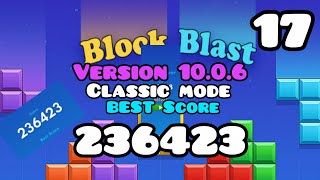 Block Blast Game Classic Mode New Best score Version 10.0.6 complete gameplay walkthrough screenshot 2
