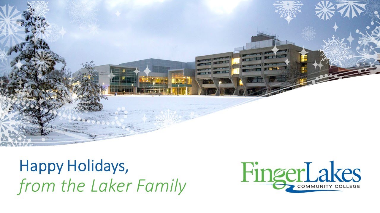 Season's Greetings from Finger Lakes Community College 2020 - YouTube