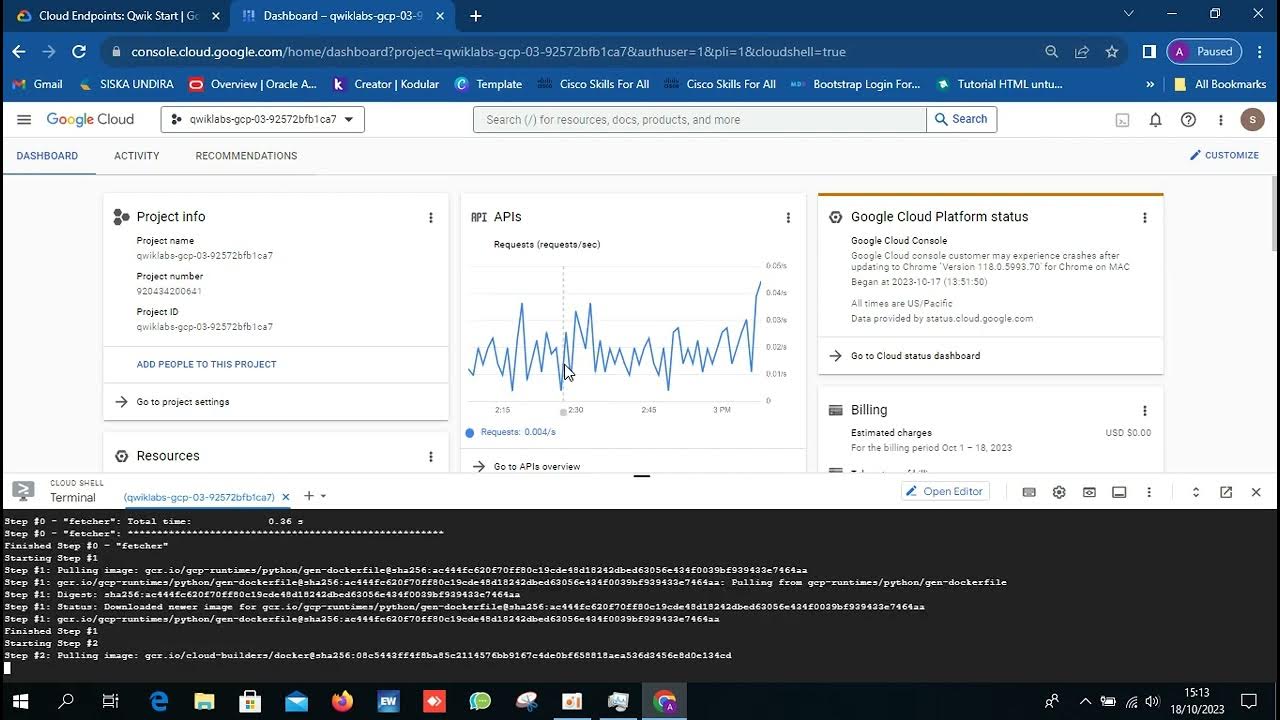 Cloud Endpoints Qwik Start GSP164_ 41253423 2023 YouTube