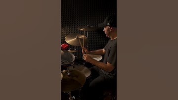 Rhythm idea with double strokes on hihat #shorts  #drums #ludwigdrums #drummer #drumlessons