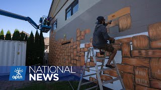 Artists going for ‘Wow’ factor with MMIWG mural | APTN News
