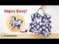 DIY Foldable Shopping Bag You Can Make in 30 Minutes – So Easy It’ll Surprise You!