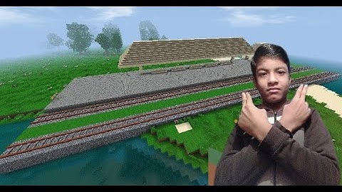 I build a railway station /mini block craft