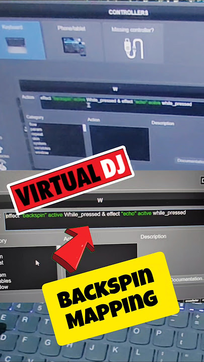 Virtual DJ FX Backspin Mapping Tutorial #virtualdj #fx #mapping #keyboard #shortcut