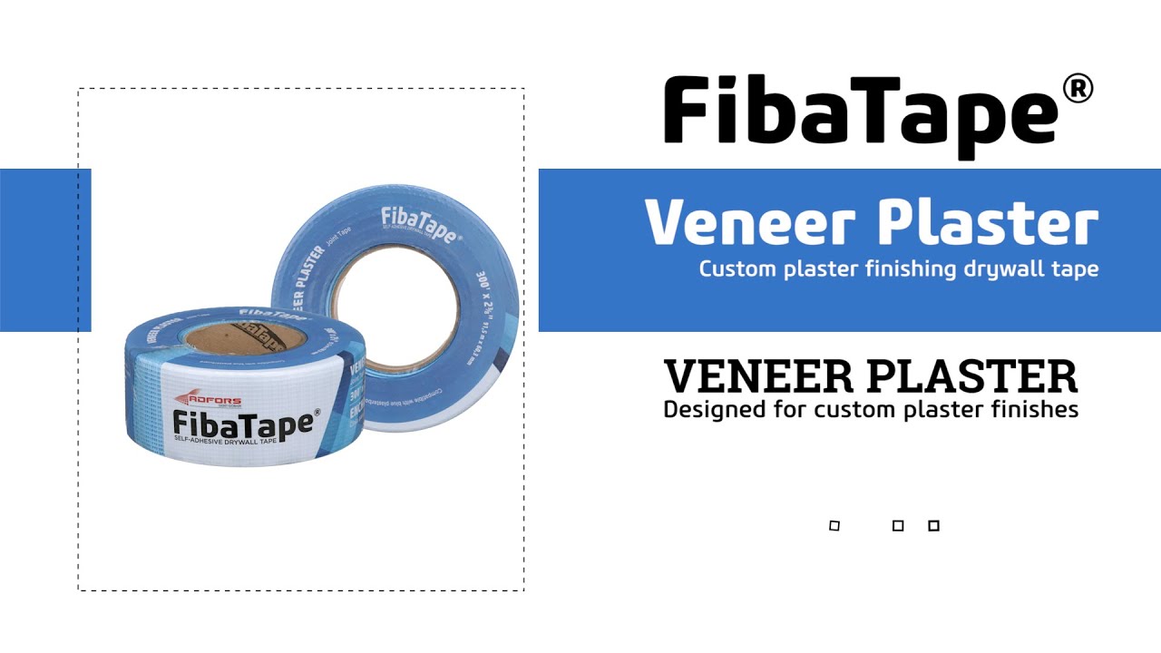 FibaTape® Veneer Plaster Finishing Drywall Tape - How-to Install