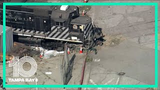 Train engineer accused of intentionally derailing train in attempted attack on USNS Mercy
