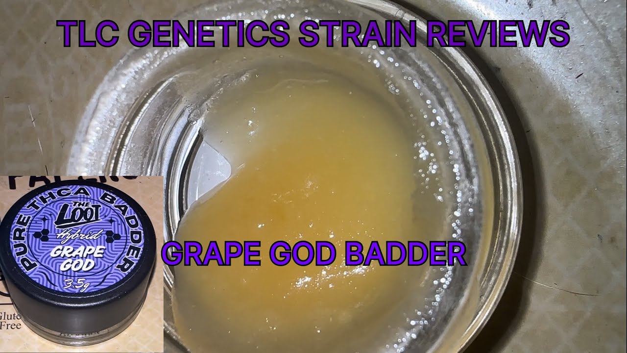 Grape God Cannabis Badder (Strain Review): The TLC Genetic Show - YouTube