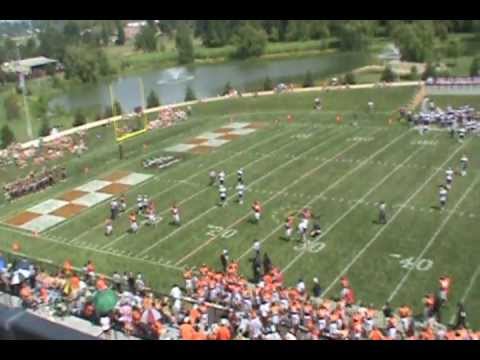 Dwayne Hollis With A Big Hit At Ohio Northern Youtube