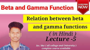 Relation between beta and gamma functions ll Riemann integration and Series of functions