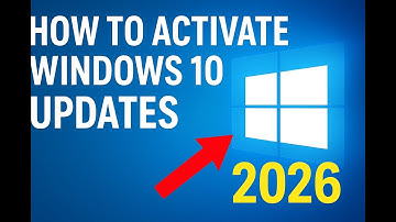 How to activate Windows 10 updates for 2026