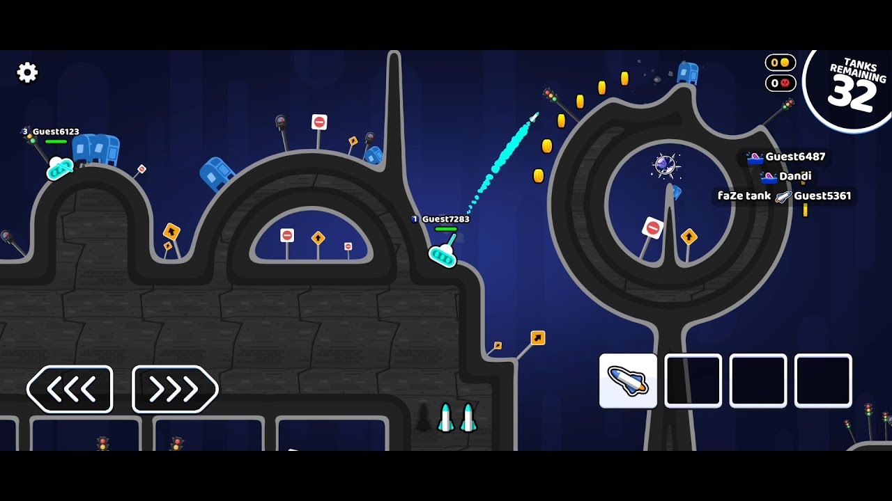 Rocket Bot Royale (by Winterpixel Games) - online battle royale game for Android and iOS - gameplay.