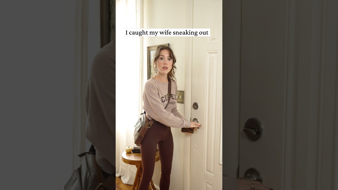 I caught my wife sneaking out #TJMaxx #comedy #marriage