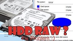 Mengembalikan Data Hardisk yang Menjadi Format RAW - Durasi: 7.03. 