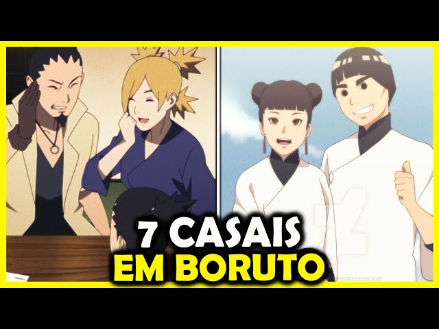 7 MELHORES CASAIS EM BORUTO  Boruto: Naruto Next Generations 